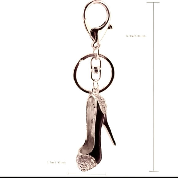NWT 👠 Crystal High Heel Key Charm - Picture 3 of 4